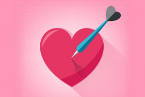 A San Valentino centra il cuore!